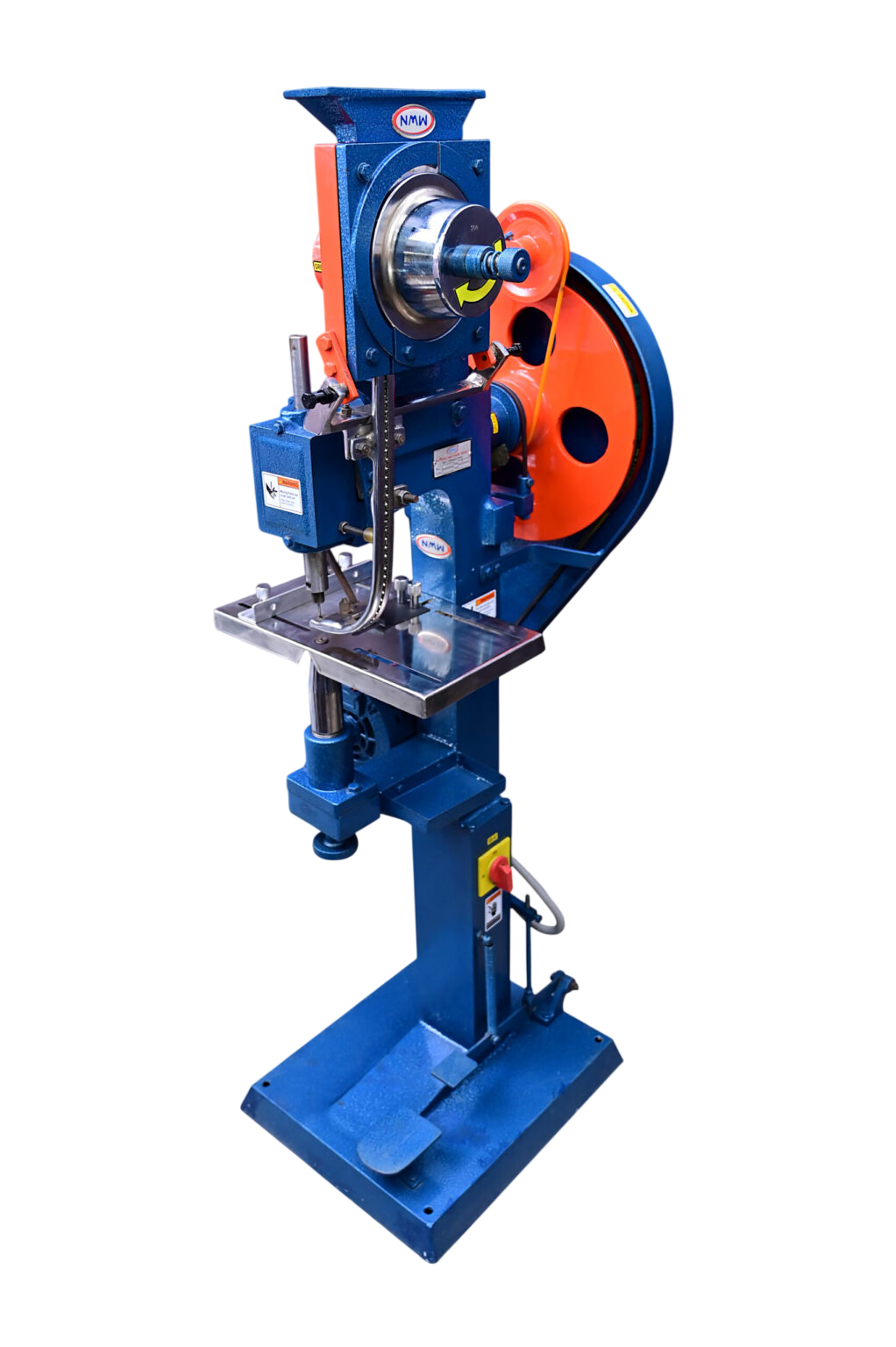 Single Head Eyelet Punching Machine