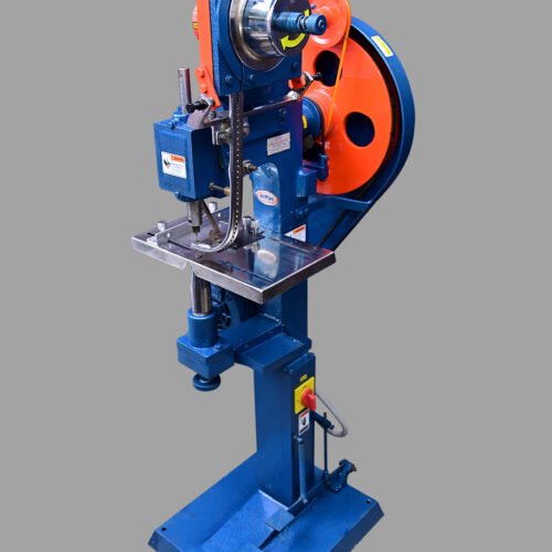 Single Head Eyelet Punching Machine